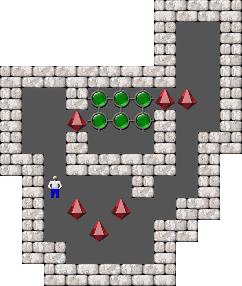 Sokoban Kevin B. Reilly Arranged level 136